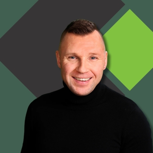 jussi vihreä tausta logolla